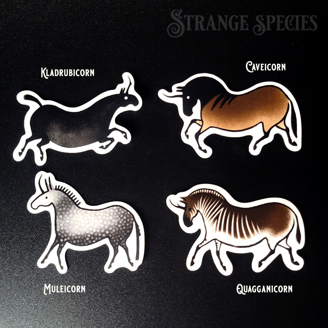 Cave Unicorn Stickers