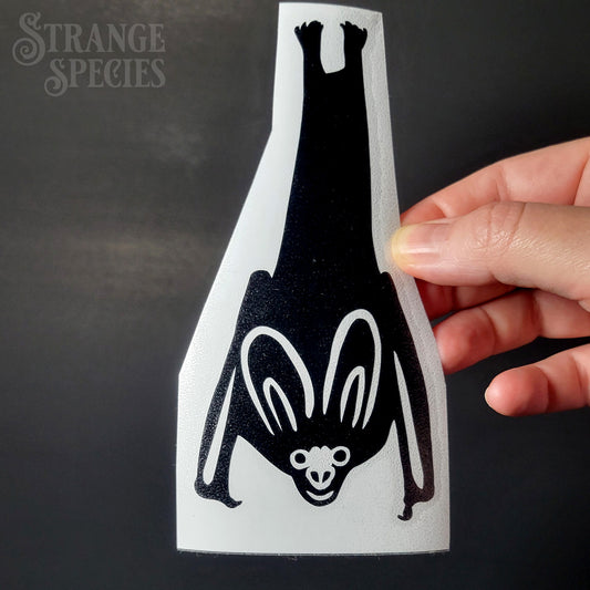 Upside-Down Hanging Bat Vinyl Decal