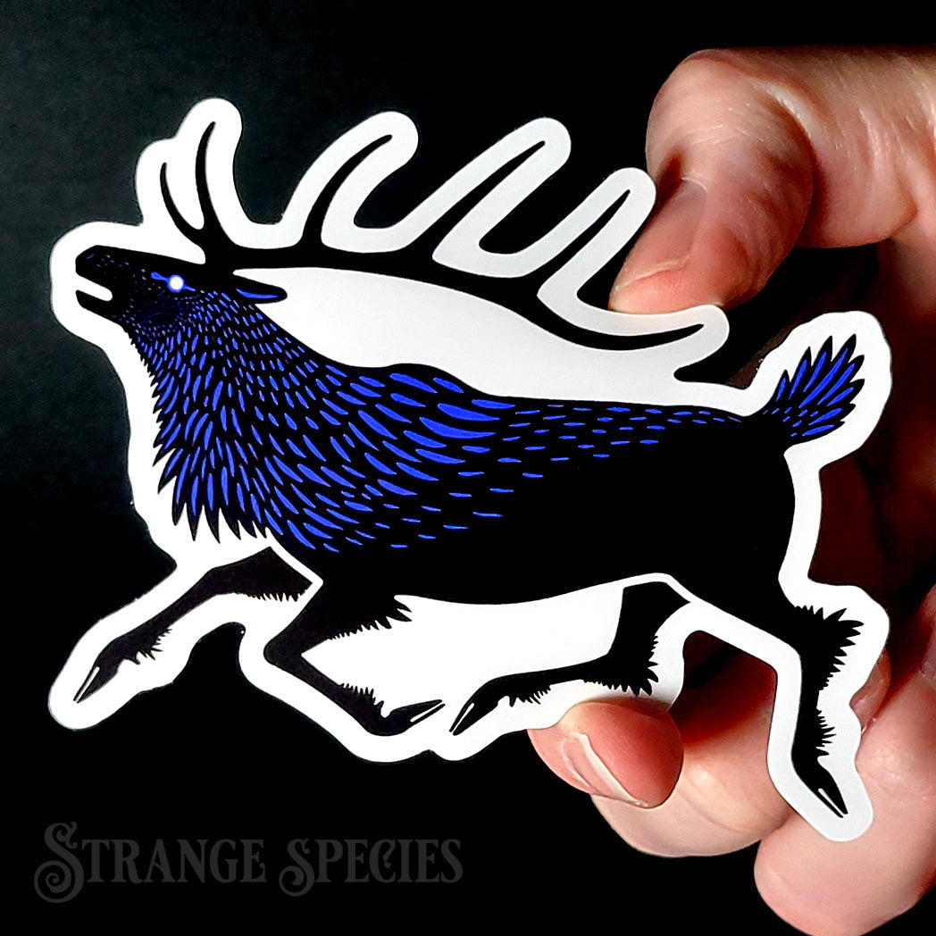 Ravenstag Folk Art Sticker Hannibal-Inspired