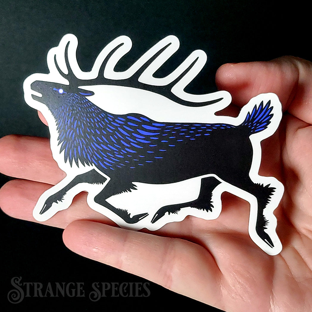 Ravenstag Folk Art Sticker Hannibal-Inspired