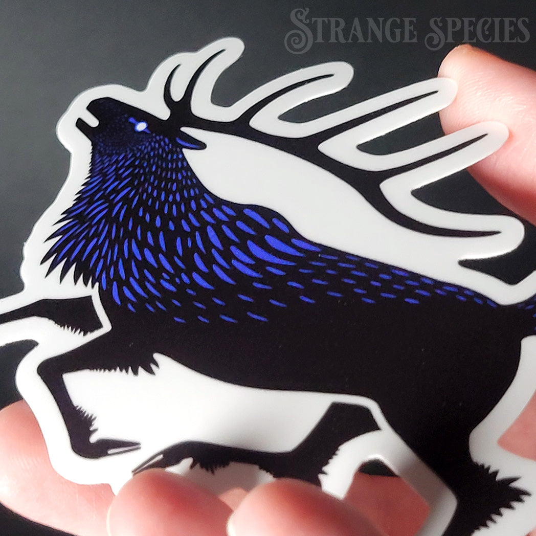 Ravenstag Folk Art Sticker Hannibal-Inspired