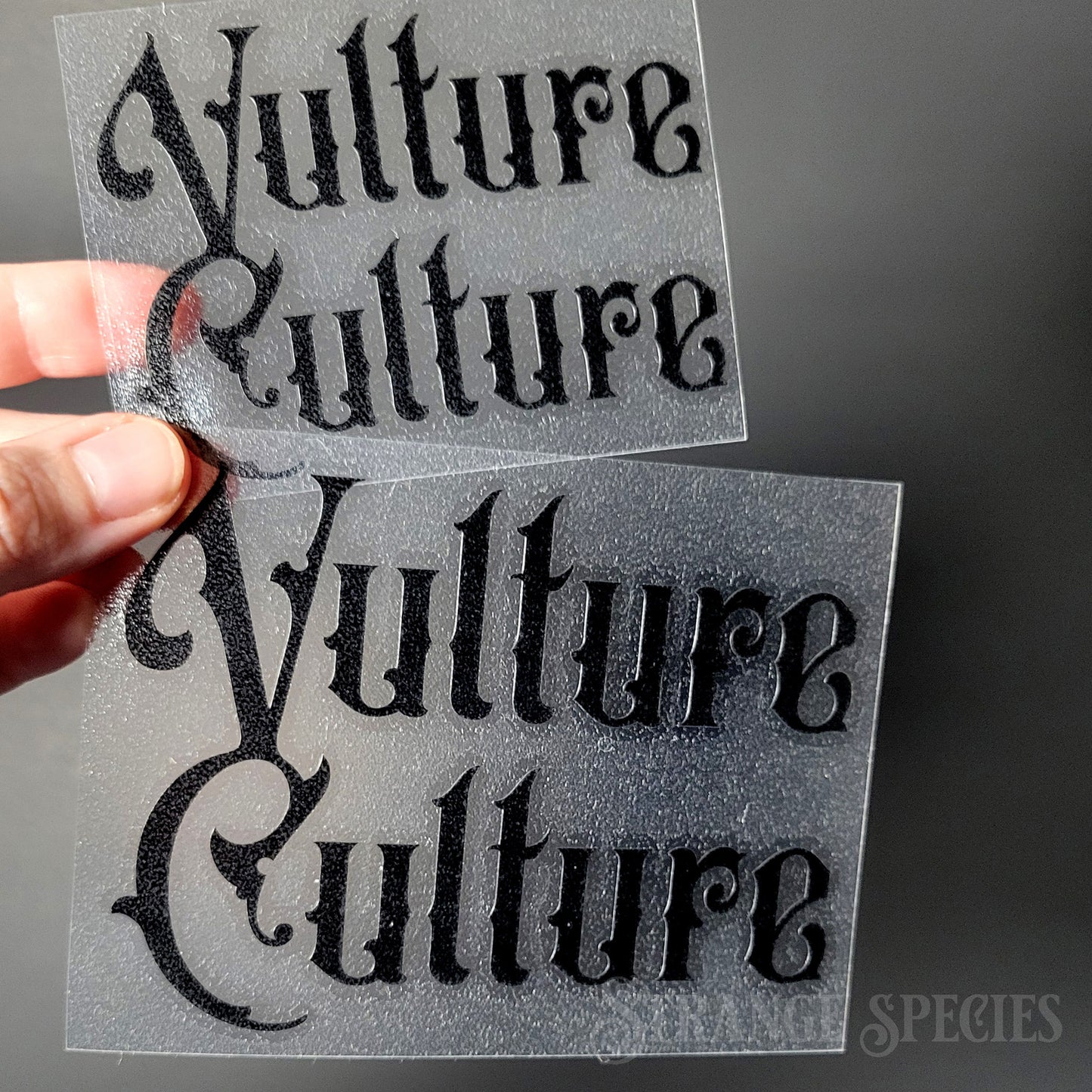 Vulture Culture Typographic Vinyl Decal