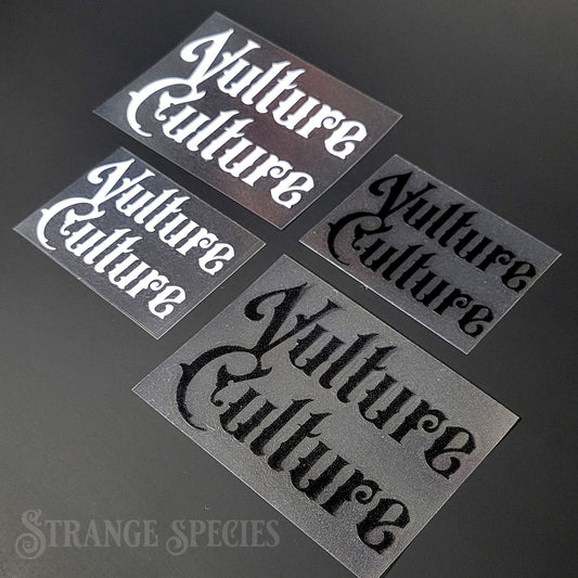 Vulture Culture Typographic Vinyl Decal