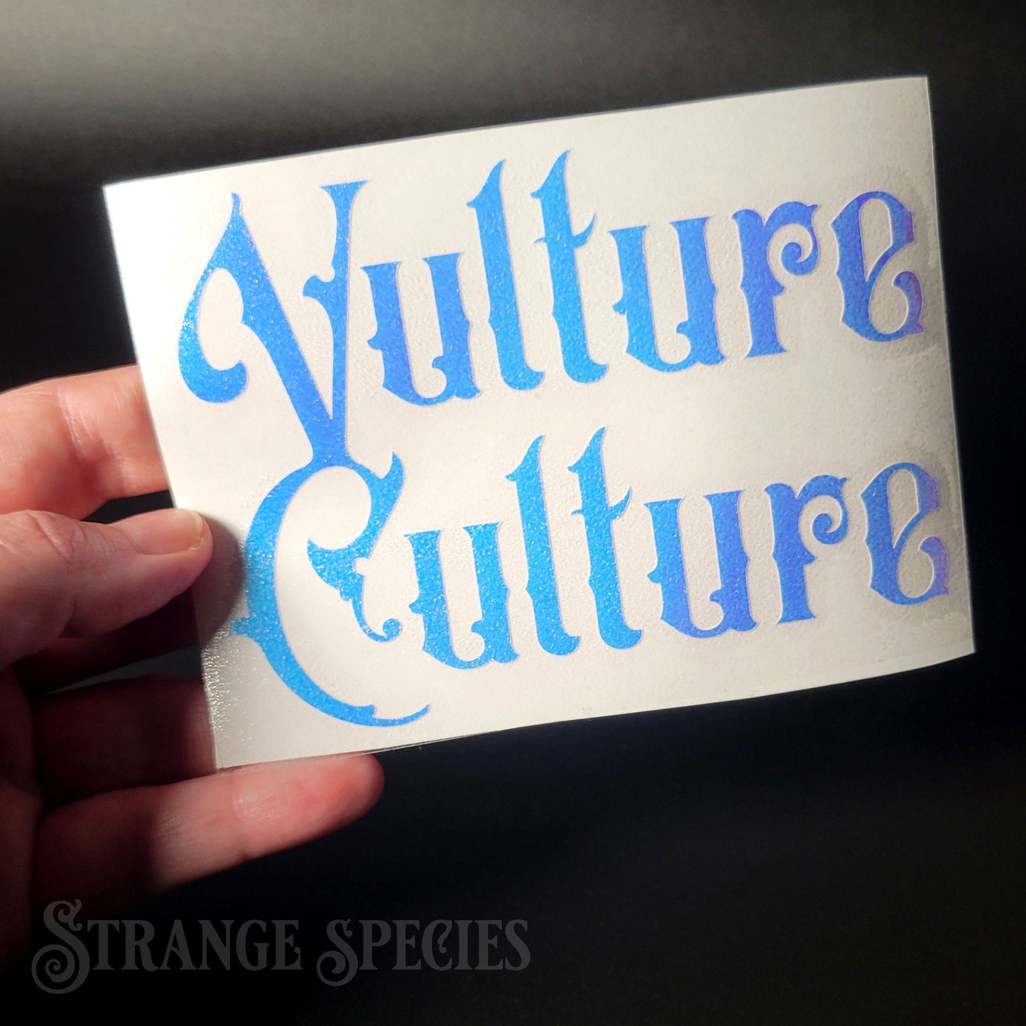 Vulture Culture Typographic Vinyl Decal