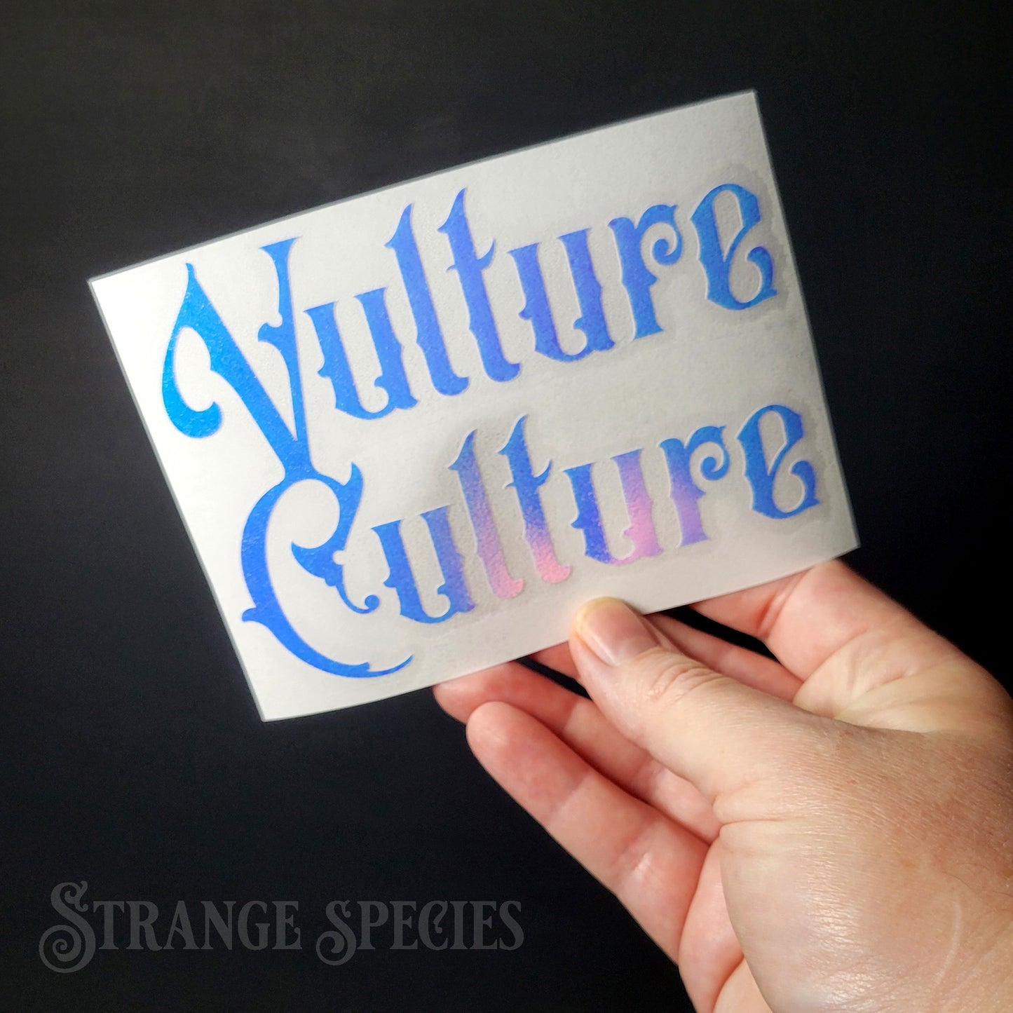 Vulture Culture Typographic Vinyl Decal