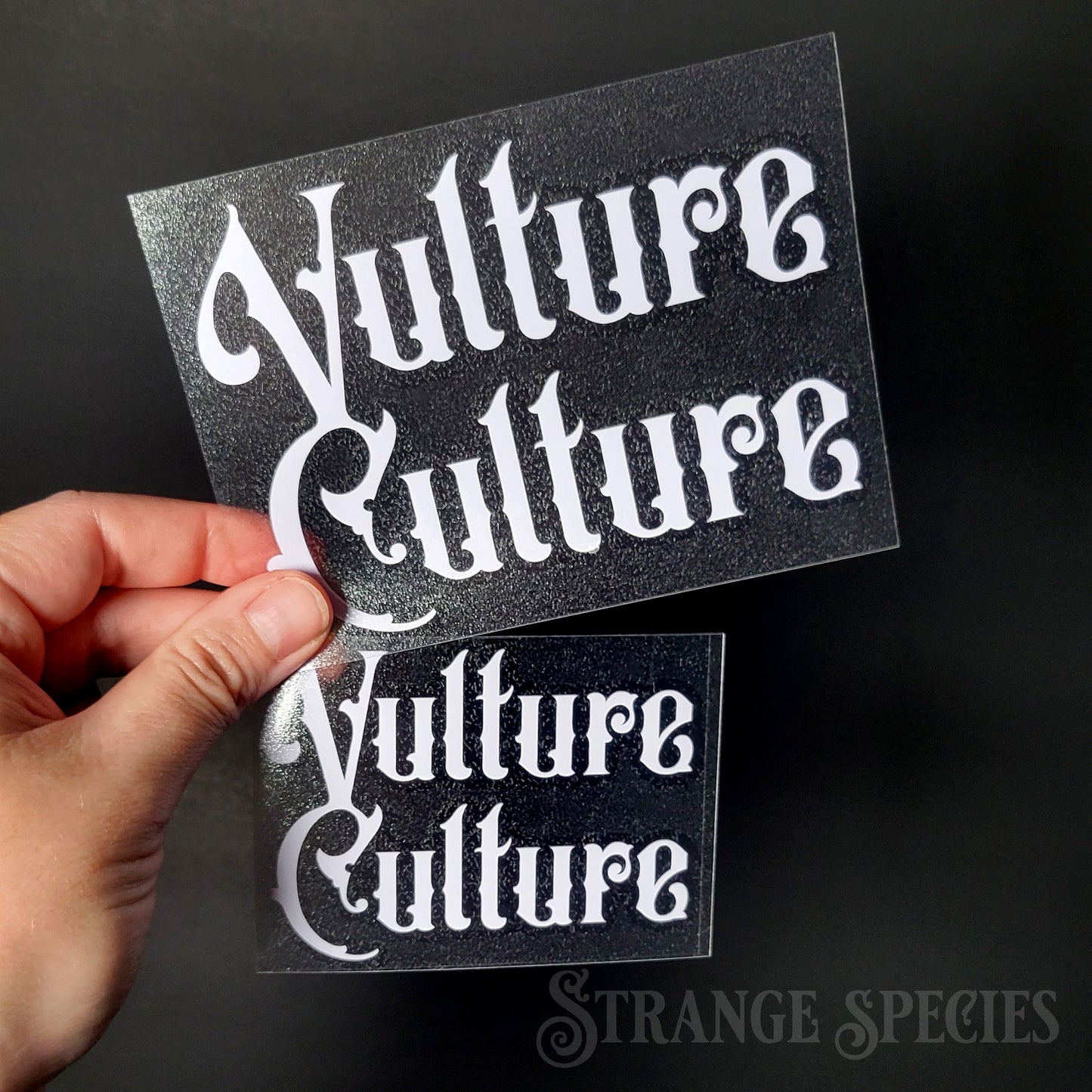 Vulture Culture Typographic Vinyl Decal