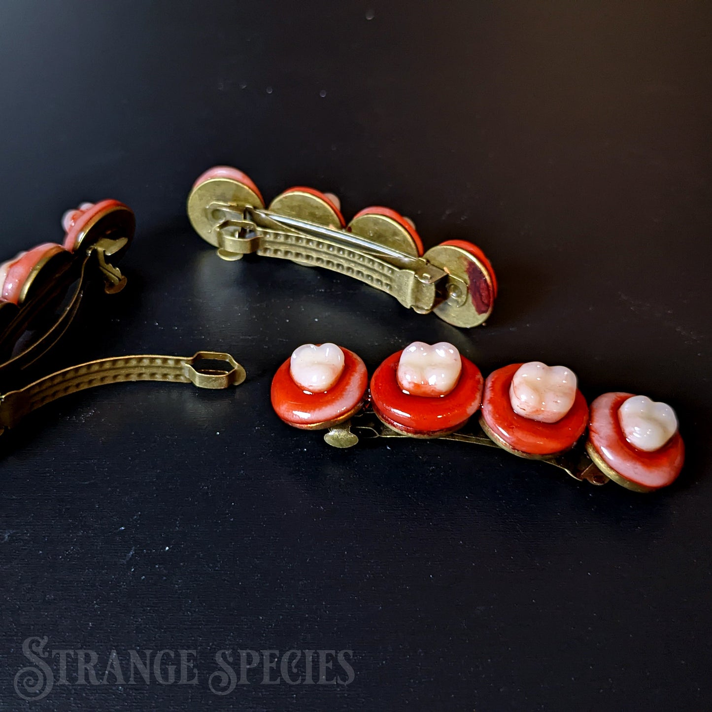 Bloody-Toothed Spring Barrette